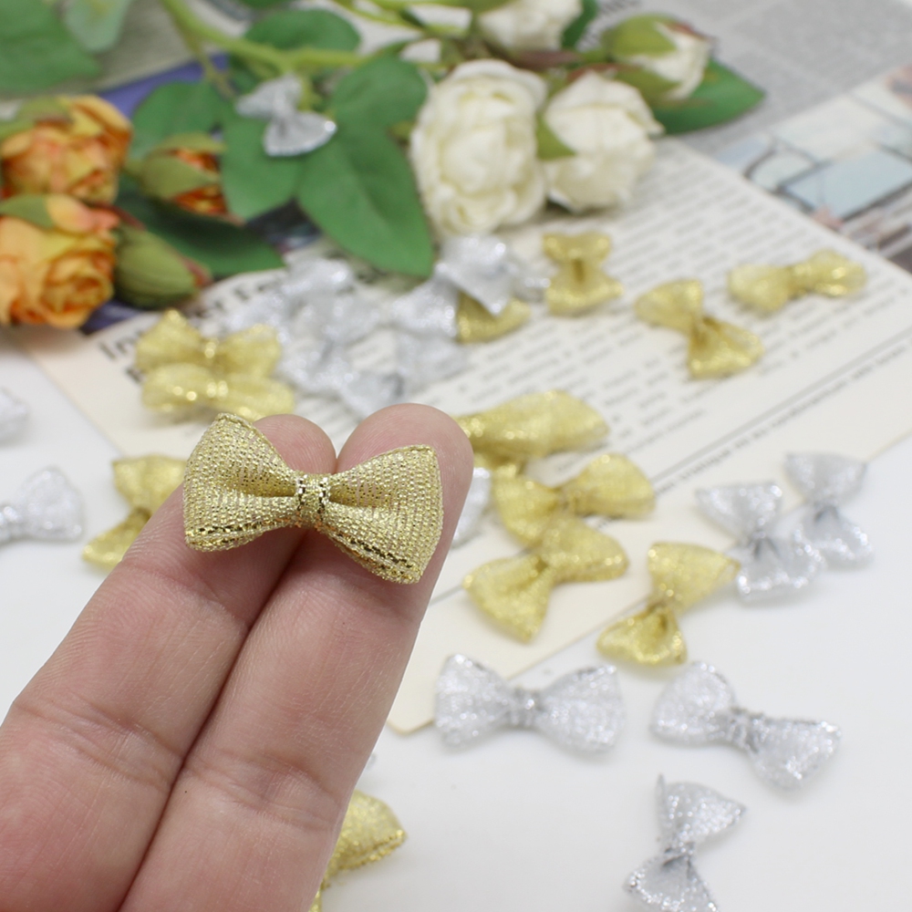 Embellishments For Scrapbooking - 50/100pcs 15mm-30mm 공예품을위한 금색과 은색 수제