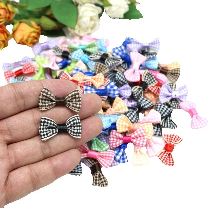 Embellishments For Scrapbooking - 30개/세트 1.5cm*3cm 작은 새틴 리본 활