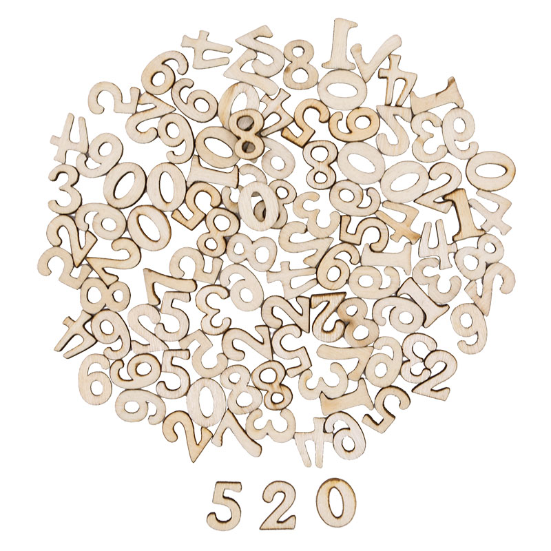 문자 나무 알파벳 번호 웨딩 장식 스크랩북 선물, 카드 - Embellishments For Scrapbooking 리뷰 및 가격