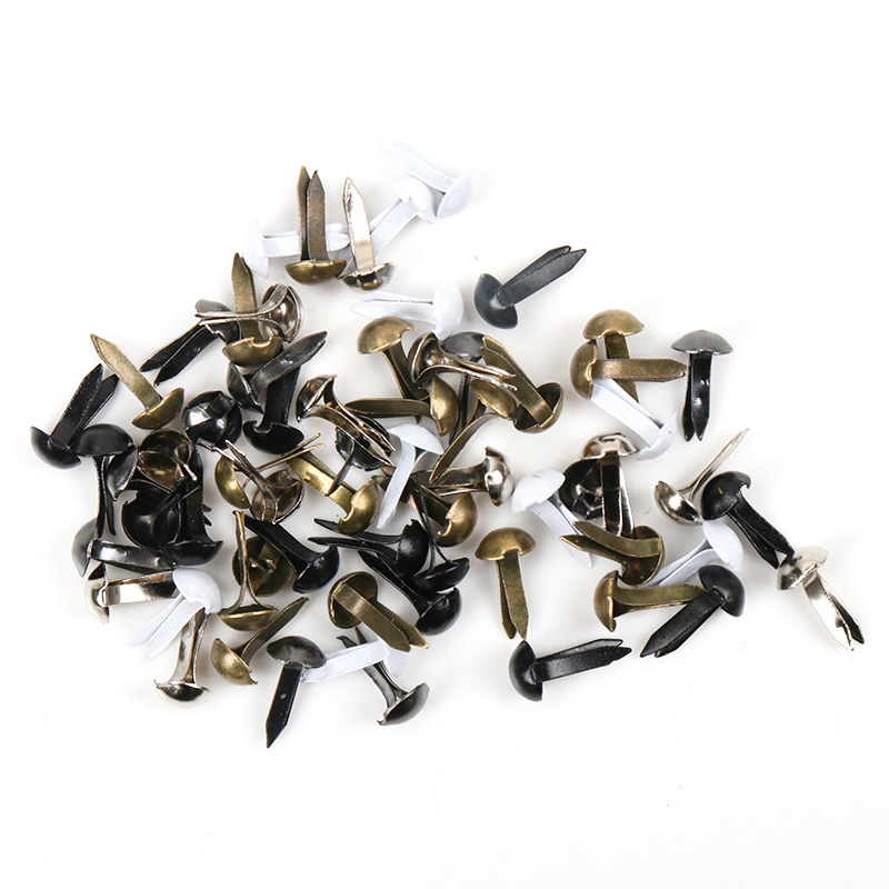 100pcs 혼합 라운드 금속 브래드 스터드 스파이크  - Embellishments For Scrapbooking 리뷰 및 가격