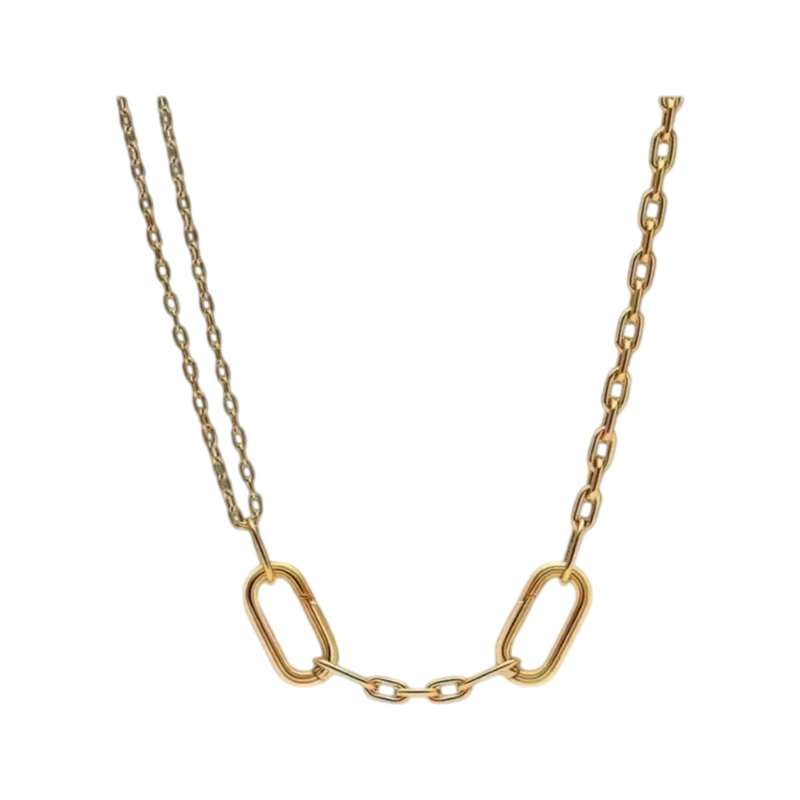 새로운 S925 실버 잠금장식과 진주 장식이 달린 쇄골 - Pearl Trim Chain 리뷰 및 가격