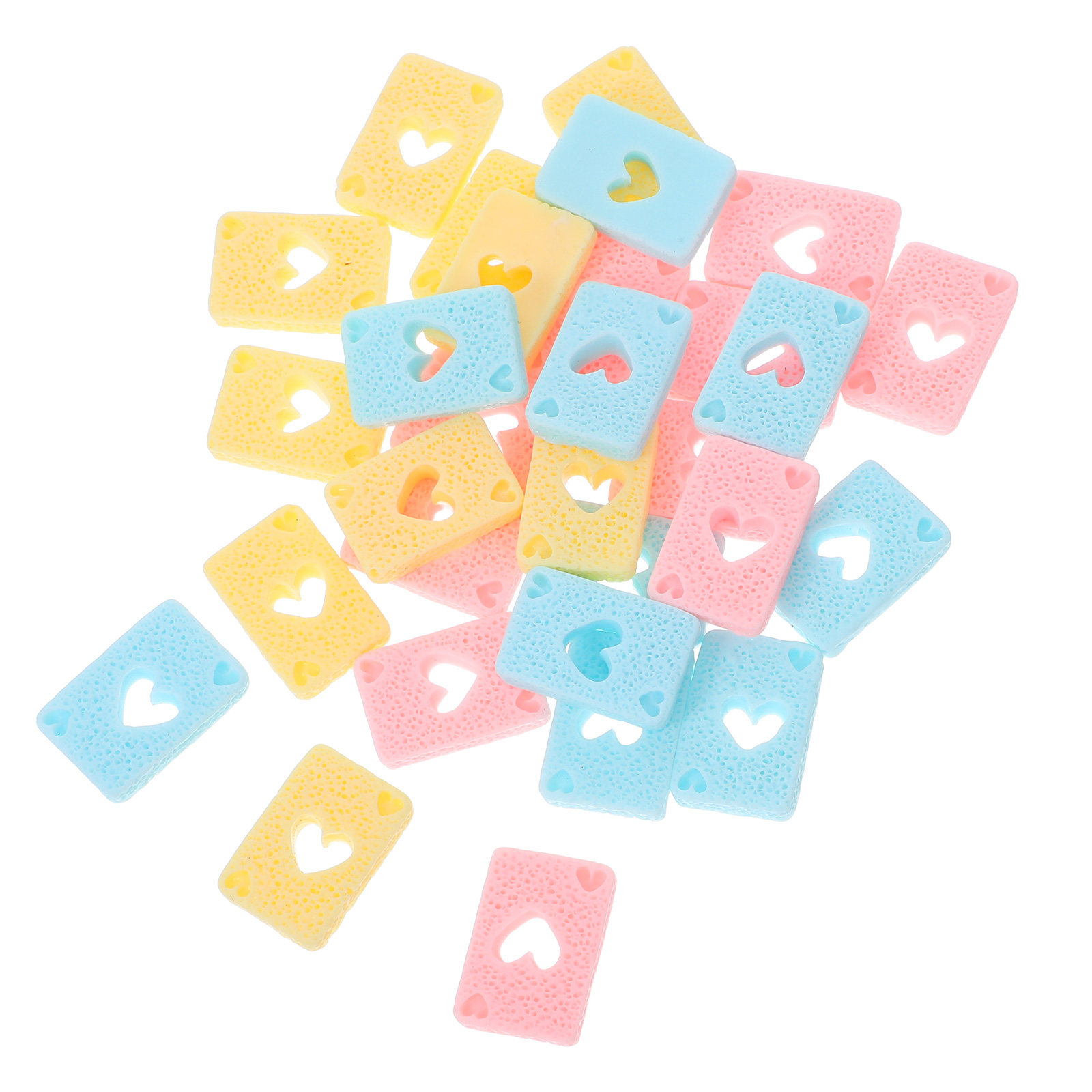 30개입 레진 포커 장식, 파스텔 색상, DIY 휴대폰 - Embellishments For Scrapbooking 리뷰 및 가격