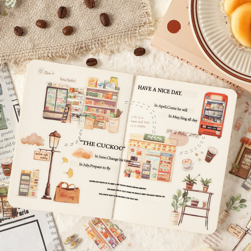 4개/팩 빈티지 데일리 아이템 라벨 스티커, 저널 장식 - Embellishments For Scrapbooking 리뷰 및 가격
